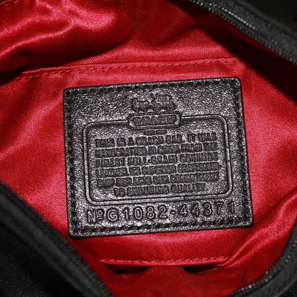 Coach Madison Leather Satchel Black EUC - Picture 6 of 10